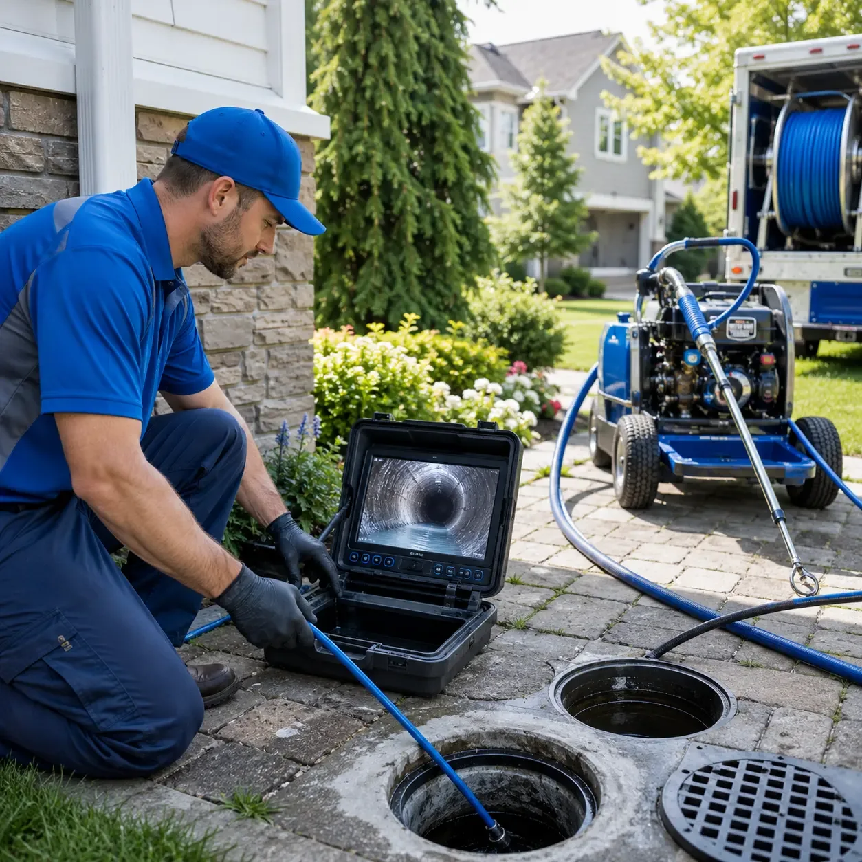 Outdoor drain cleaning professionals serving Sandgap, KY